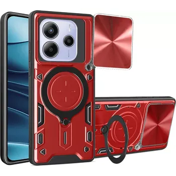 Kryt Xiaomi Redmi Note 14 5G Techsuit CamGuard Pro - červený