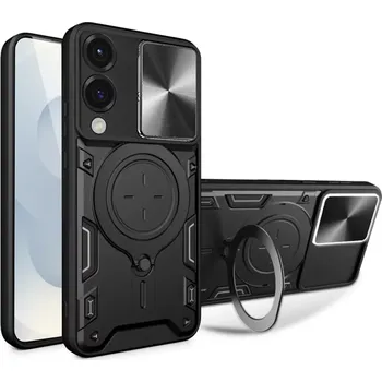 Pouzdro na mobilní telefon Kryt Samsung Galaxy S25 EDGE Techsuit CamGuard Pro - černý