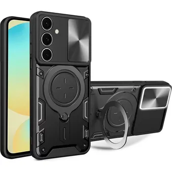 Pouzdro na mobilní telefon Kryt Samsung Galaxy S24 FE Techsuit CamGuard Pro - černý