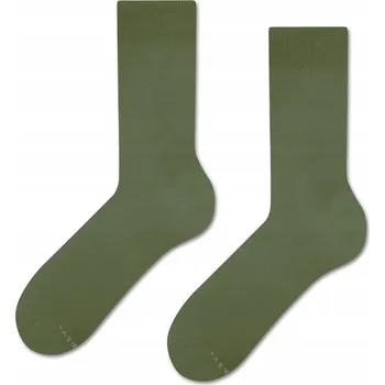 Pánské ponožky AMAZON BASIC olivy 36-40 Zelené olivy