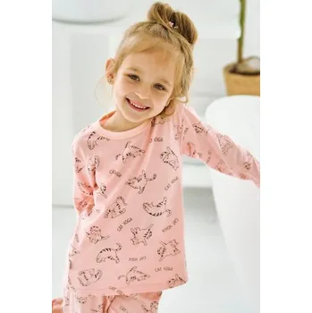 Dívčí pyžamo Dívčí pyžamo Taro Mandy - bavlna Světle růžová 98