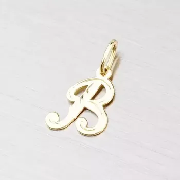 Přívěsek Přívěsek žluté zlato 585 - písmeno B 2-4002-B