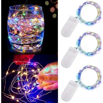 Vánoční dekorace Vánoční osvětlení na stromeček BOTC pro vnitřní i venkovní použití, 2 m, 11-20 žárovek