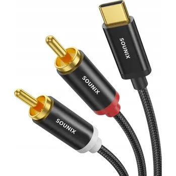 Audio kabel Kabel SOUNIX audio cable minijack 3,5 mm – minijack 3,5 mm 1,2 m