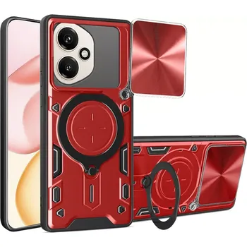 Pouzdro na mobilní telefon Kryt Honor 400, Techsuit CamGuard Pro - červený