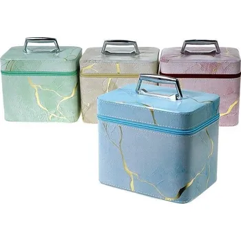 Kufřík L, kufr se zrcadlem a zapínáním na zip, mix