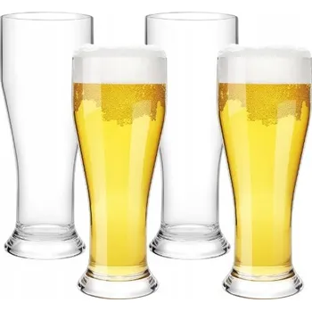 Sklenice Pivní sklenice z tritanového plastu 480 ml nerozbitné sklenice 4 ks