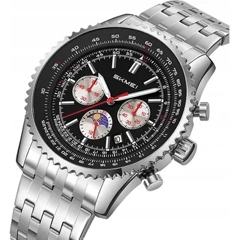 Hodinky Pánské hodinky / SKMEI / náramek / stříbrné / chronograf datumovka a stopkami