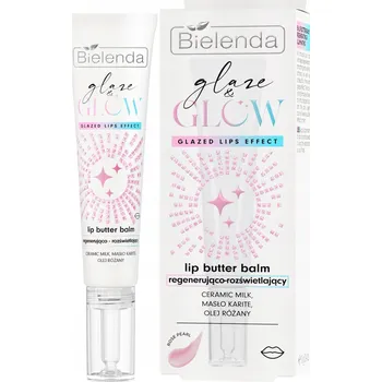 Péče o rty BIELENDA Glaze & Glow Balzám na rty regenerační a rozjasňující Rose Pearl