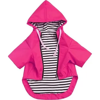 tréninková pomůcka pro psa Pláštěnka pro psy MOREZI, s reflexními knoflíky a zipy, odolná proti větru a dešti, nastavitelná