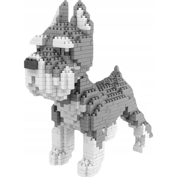 ostatní stavebnice STAVEBNICE STAVEBNICE Model Pes Knírač 880 Dílků DOG