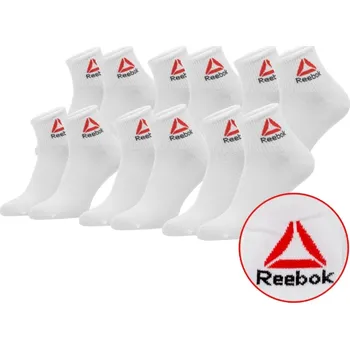 Pánské ponožky Ponožky Reebok D0850 01 bílé, velikost 37-39