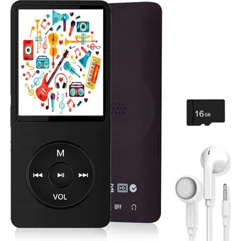 MP3 přehrávač ZREE 6949597422755 černý 16 GB