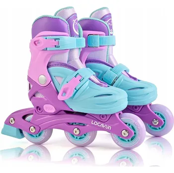 Kolečkové brusle Kolečkové Brusle pro děti Locavun nastavitelné svítící 26-29 barevné odolné 4v1