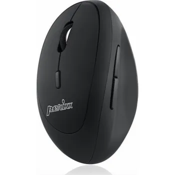 Myš Myš Perixx Bezdrátová myš Perixx PERIMICE 719L optická vertikální vertikální bez kliknutí černá tichá pro leváky