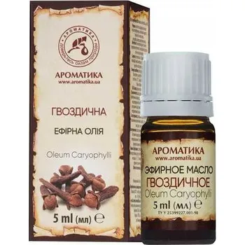 Hřebíčkový olej, 100% přírodní, Aromatika, 5 ml