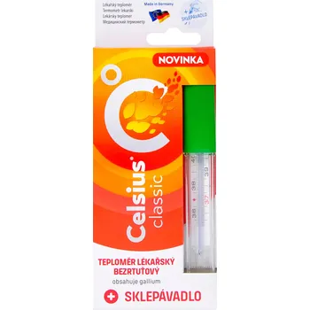 Teploměr osobní Geratherm Celsius Classic + sklepávadlo