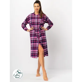 Dámská košile bez knoflíků Key LND 490 B25 délka/r S-XL fuchsie M