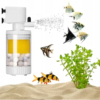 Akvarijní filtr VNITŘNÍ AKVARIJNÍ FILTR S DVOJITOU FILTRACÍ PRO AKVÁRIA 20-40l