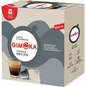 Kapsle do Nespresso Gimoka Espresso Deciso, 50 ks