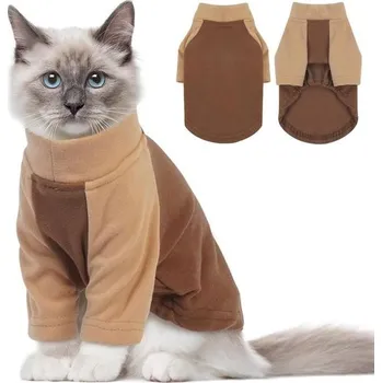 DENTRUN Oblečení pro kočky, svetr pro kočky, pyžamo pro kočky, trička pro koťata, tričko pro kočky