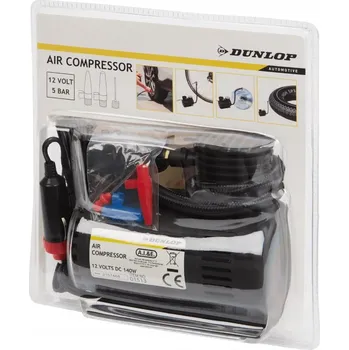 Kompresor Kompresor na vzduch DUNLOP 12 V 5 Bar Pro huštění pneumatik