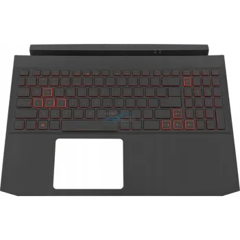 Šasi notebooku Palmrest Klávesnice LED Acer Nitro AN515-57 / LED Red