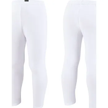 Dívčí legíny S by S dětské legíny dlouhé klasické bavlna bílé, velikost 98