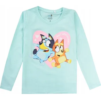 EplusM dětské tričko s dlouhým rukávem bavlna zelené, velikost 116