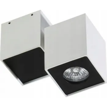 Kvadratový bodový reflektor AZzardo bílý, černý
