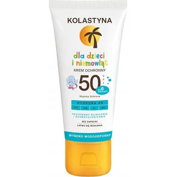 Přípravek na opalování KOLASTYNA Ochranný krém pro děti a kojence, voděodolný SPF 50, 75 ml