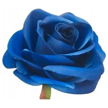 umělá květina UMĚLÁ MODRÁ RŮŽE pro aranžmá, na hřbitovní dekorace, do kytice, na hrob