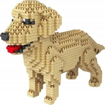 ostatní stavebnice STAVEBNICE STAVEBNICE Model Zlatého retrívra GOLDEN RETRIEVER 950 dílků PES