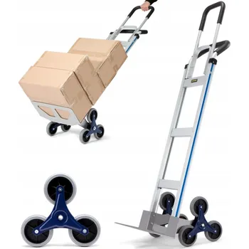Rudl Schodolez, vozík na schody, 3-kolový, skládací, nosnost 250 kg
