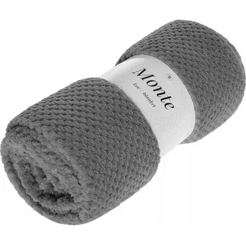 Prostěradlo Deka Spod Igły i Nitki z mikrovlákna 200 cm x 220 cm šedá