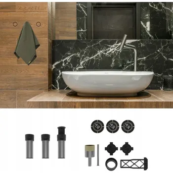 Věšák Skrytý držák věšák na ručníky EDPLIT sada 3 kusy