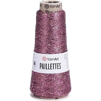 Příze YarnArt Paillettes 8004 růžová (příze s flitry)