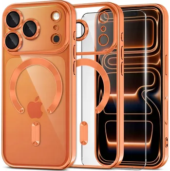 Pouzdro na mobilní telefon Zadní Kryt Erbord pro Apple iPhone 17 Pro Max oranžový