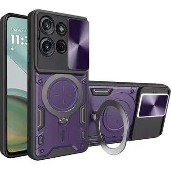 Pouzdro na mobilní telefon Kryt Motorola Moto G75 Techsuit CamGuard Pro - fialový