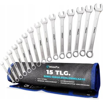 Klíč Sada očkoplochých klíčů WerkFix 15 ks