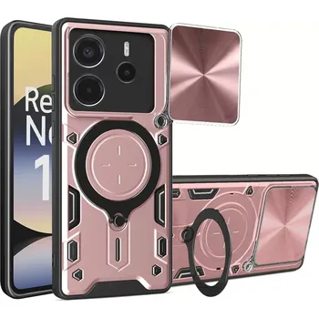 Pouzdro na mobilní telefon Kryt Xiaomi Redmi Note 14 4G Techsuit CamGuard Pro - rose gold