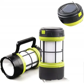 Stojací lampa Akumulátorová lampa Catalog 3W žárovka, skládací design, USB vstup, s možností postavení, s úchytem na zavěšení