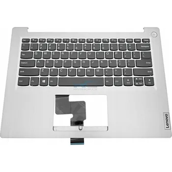 Šasi notebooku Palmrest + Klávesnice Lenovo Ideapad 3-14IGL05 3-14IIL05 3-14IML05 / Stříbrný