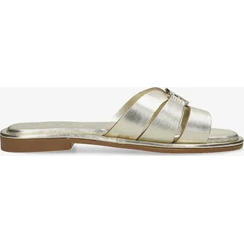 Dámské pantofle Kožené pantofle Mexx RAMA PARROT dámské, zlatá barva, MI001606351W 10Y, EUR 39