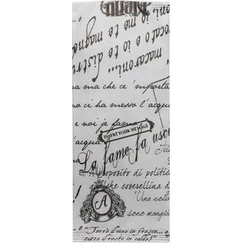 Papírový ubrousek Papírová kapsička na příbory Infibra New Vintage, bílý ubrousek, 125ks