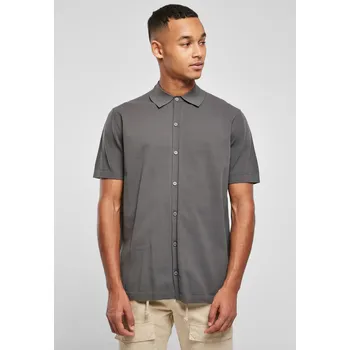 Pletená košile darkshadow Urban Classics černá | šedá 2547238