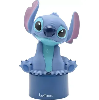 Dětské svítidlo Lexibook Disney Stitch Noční světlo s reproduktorem modrý
