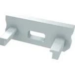 BERGE Krytka pro profil - X - bílá - s otvorem