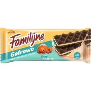 Familijne wafle gofrové slaný karamel 140g
