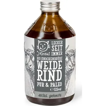 Hotové jídlo J. Kinski BIO PUR&PALEO vývar hovězí z volného výběhu 525ml